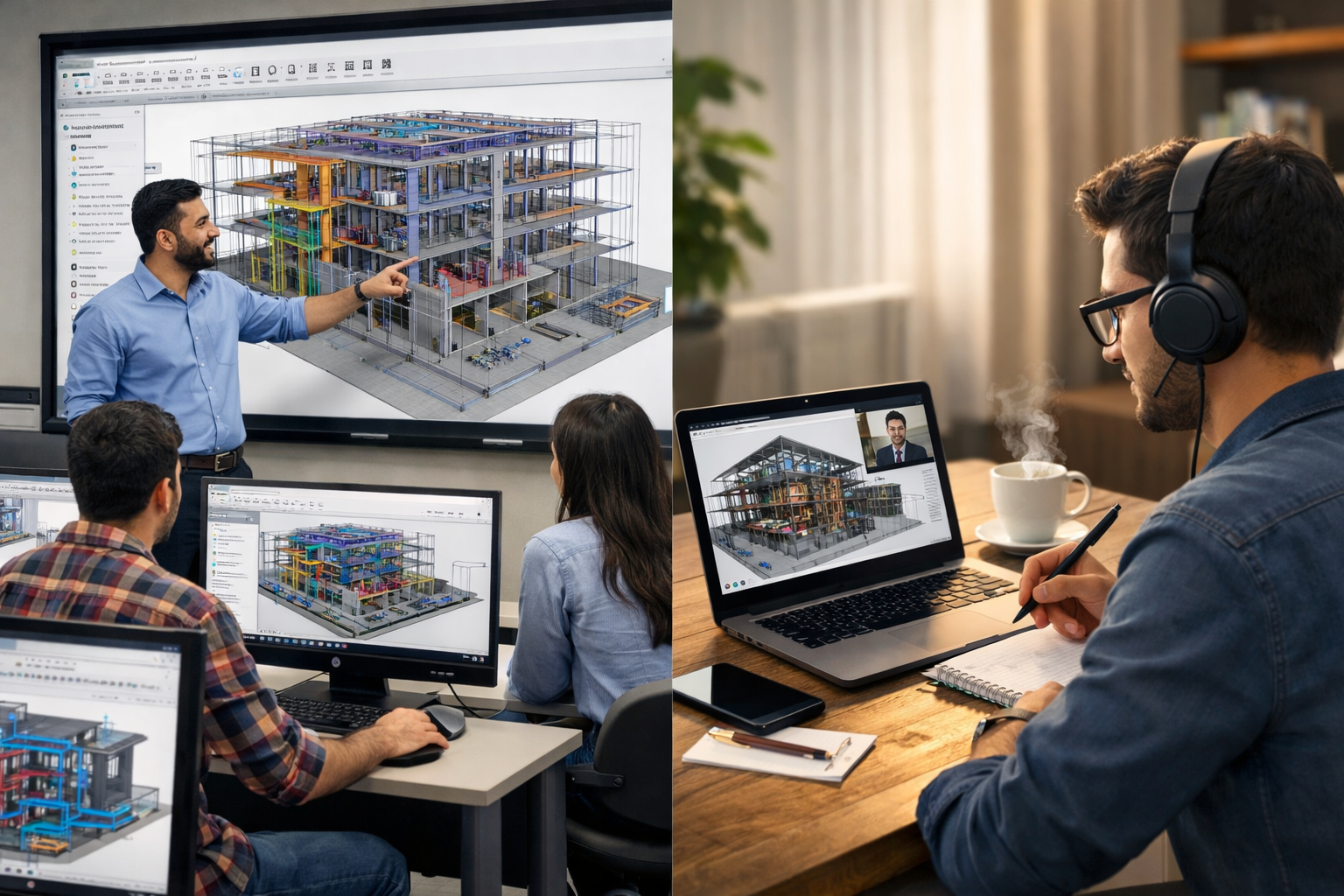 Online vs. Offline BIM Training in Pune — Which Format Delivers Better